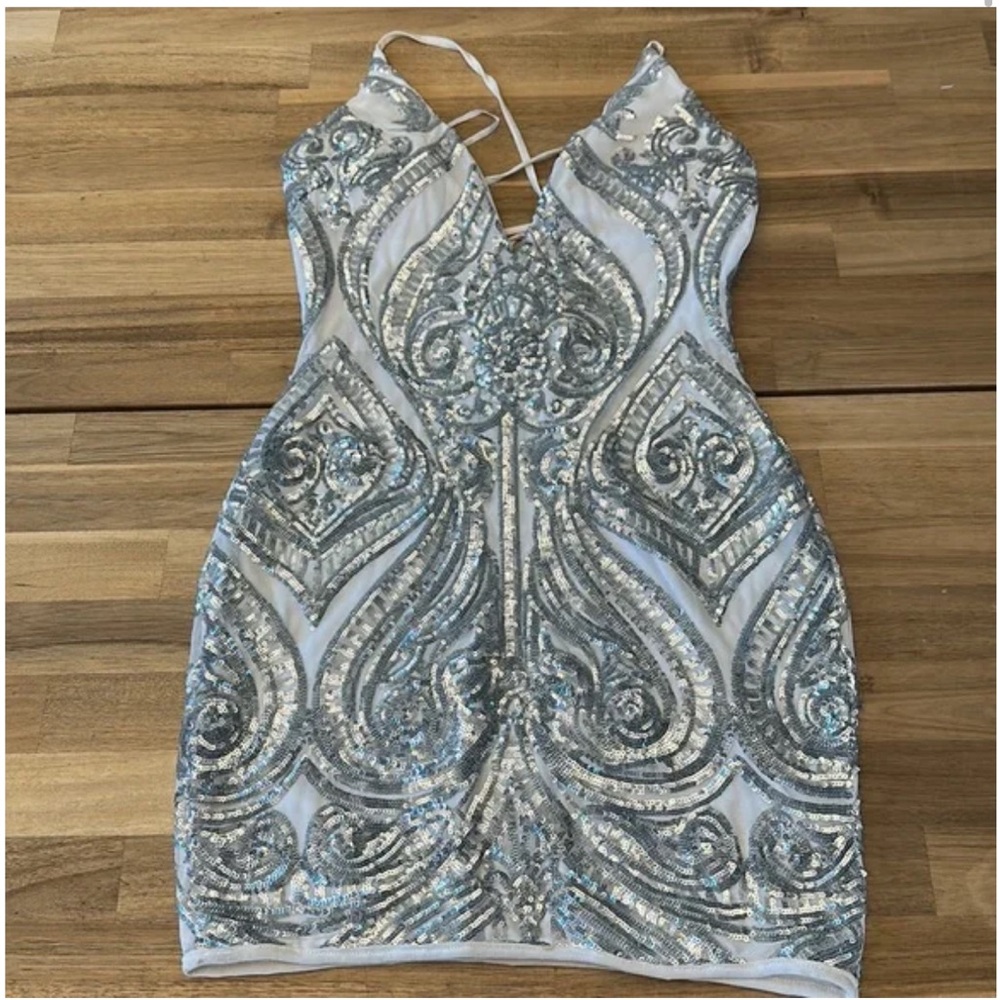 <3 Windsor Sequin Dress